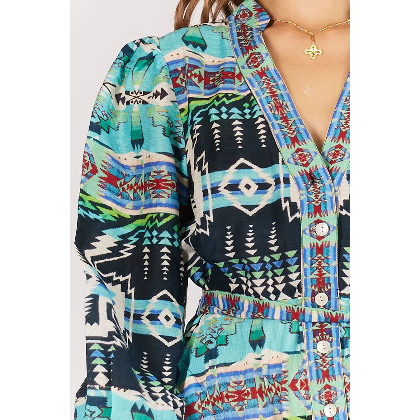 Rubyyaya Arizona Western Maxi Dress