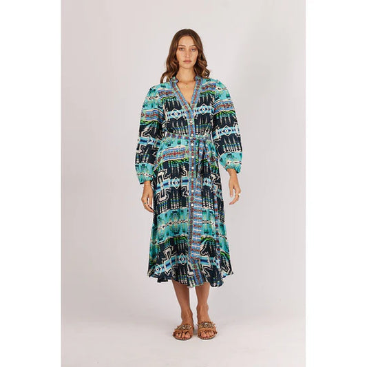 Rubyyaya Arizona Western Maxi Dress