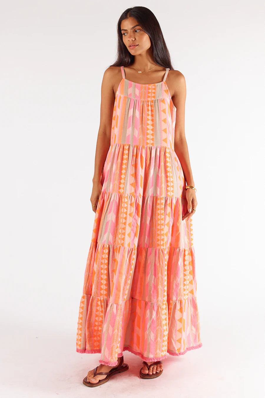 Rubyyaya Hermosa Maxi Dress Pink
