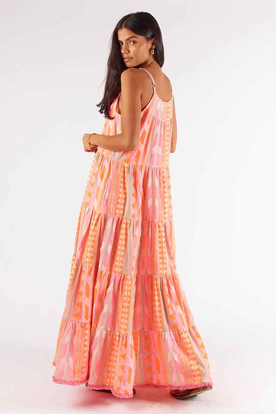 Rubyyaya Hermosa Maxi Dress Pink