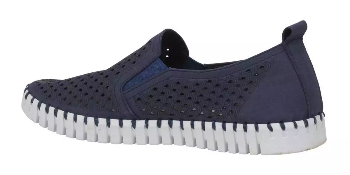 Ilse Jacobsen Men's Slip On Shoe 140 Dark Indigo
