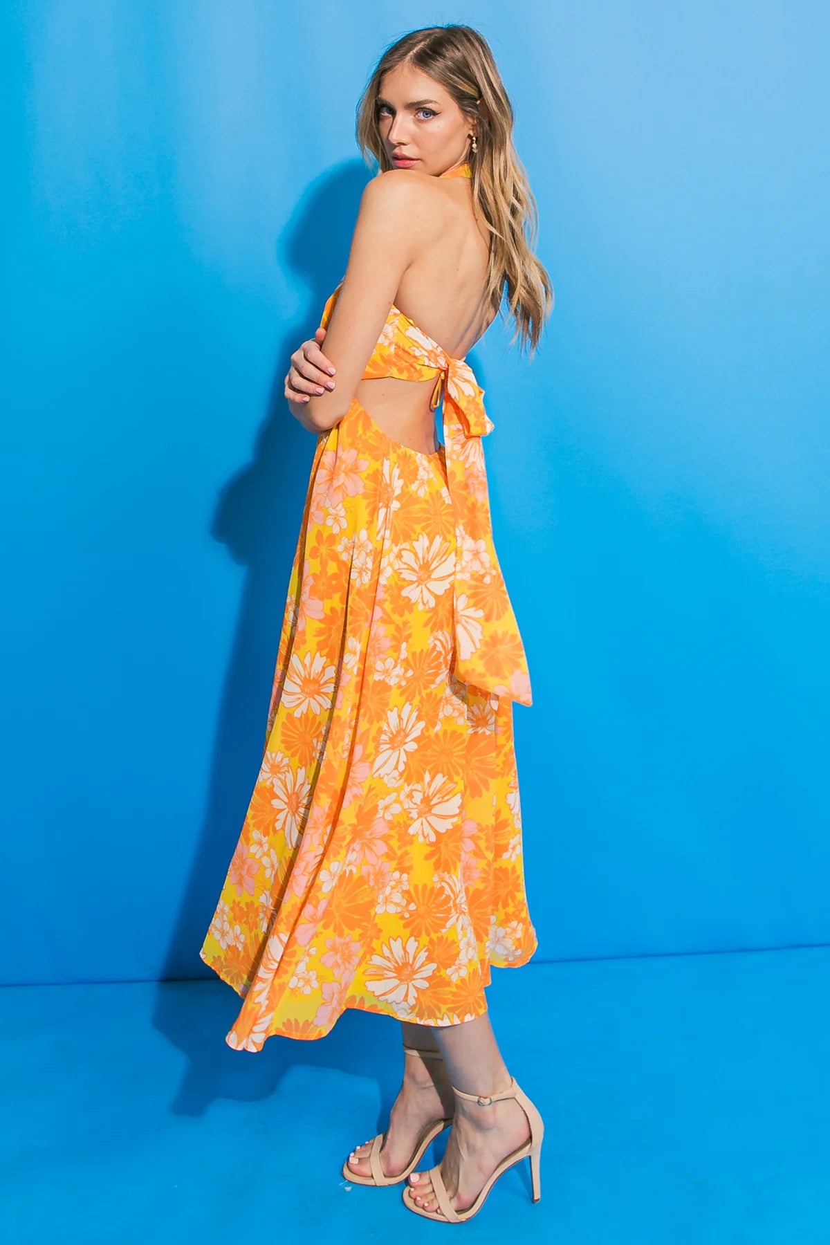 Next Big Move Midi Dress