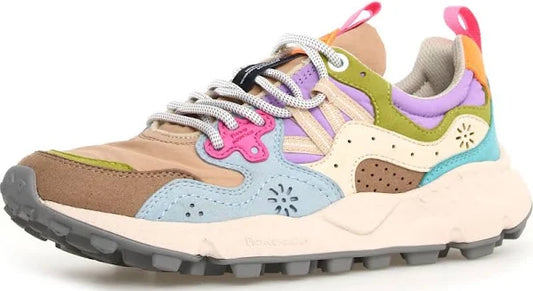 Flower Mountain Yamano 3 Kaiso Sneaker Beige - Light Blue
