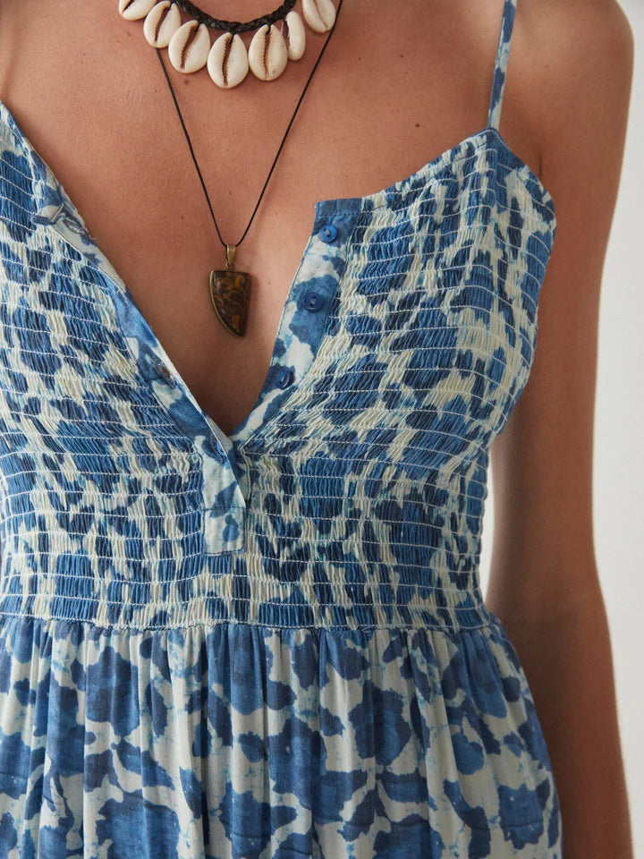 Maison Hotel Vilma Dress - Blue Poppy