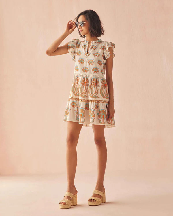 Omika Wilori Mini Dress - Adya Guava
