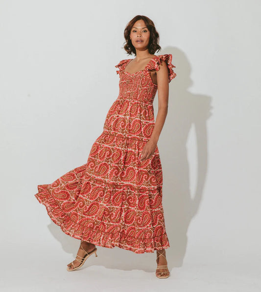 Cleobella Zahara Ankle Dress-Aurora