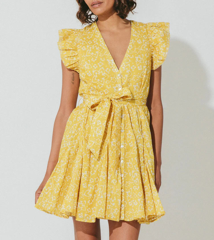 Cleobella Zia Mini Dress-Cassia