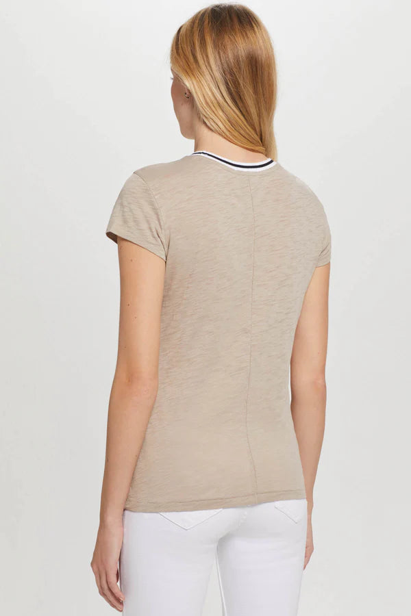 Goldie Lewinter S/S Tipped Ringer Tee