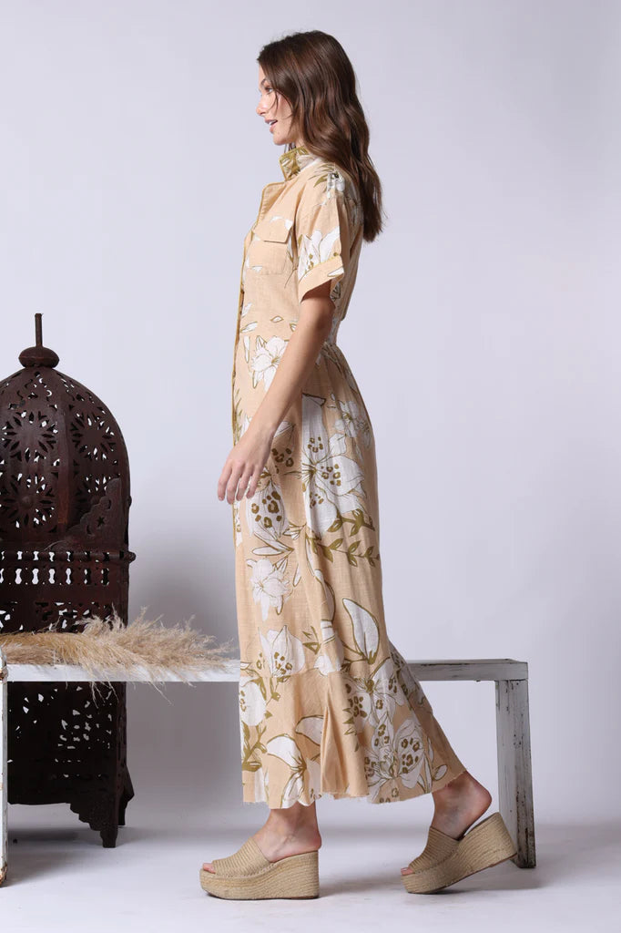Z&L Europe Westside Floral Maxi Dress