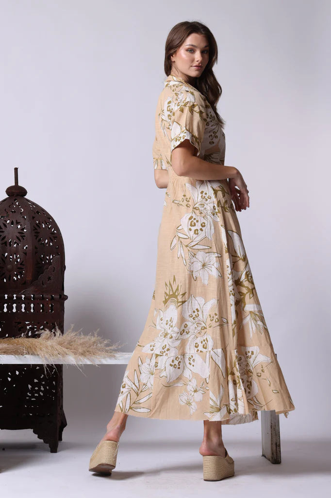 Z&L Europe Westside Floral Maxi Dress
