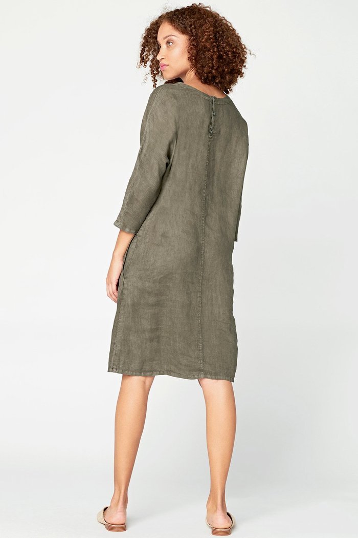 XCVI Long Line Tunic Dress Wren