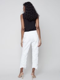 Charlie B Crinkle Bengaline Pull-On Pants