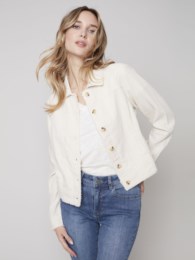 Charlie B Linen Blend Jacket