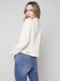 Charlie B Linen Blend Jacket