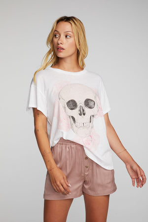 Chaser Skull & Roses Tee