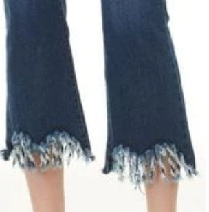 Charlie B Fringe Hem Denim Jean