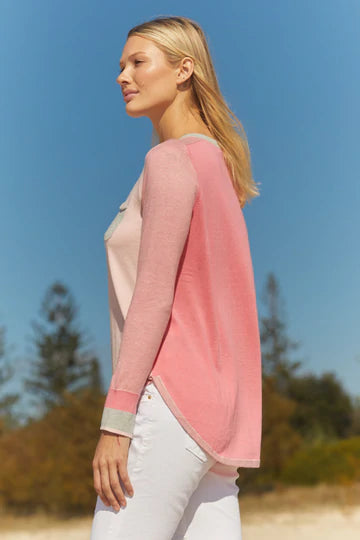 Zacket & Plover Fun Color Sweater Petal