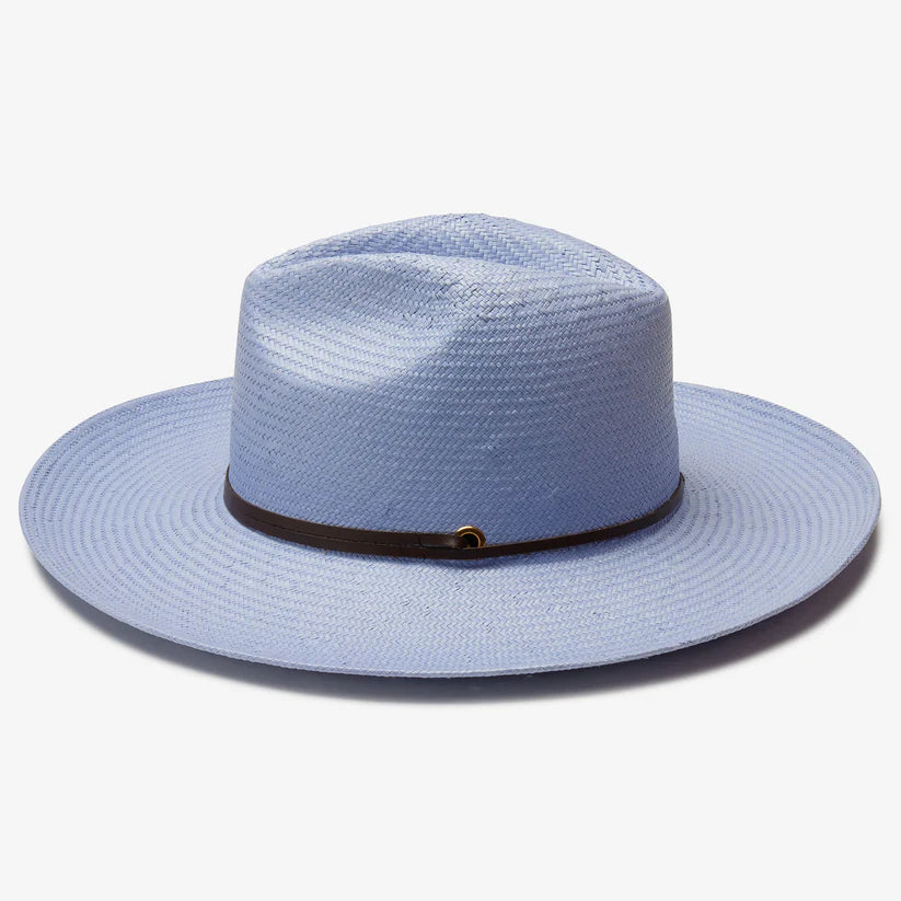 Wyeth Cody Straw Hat-Light Blue