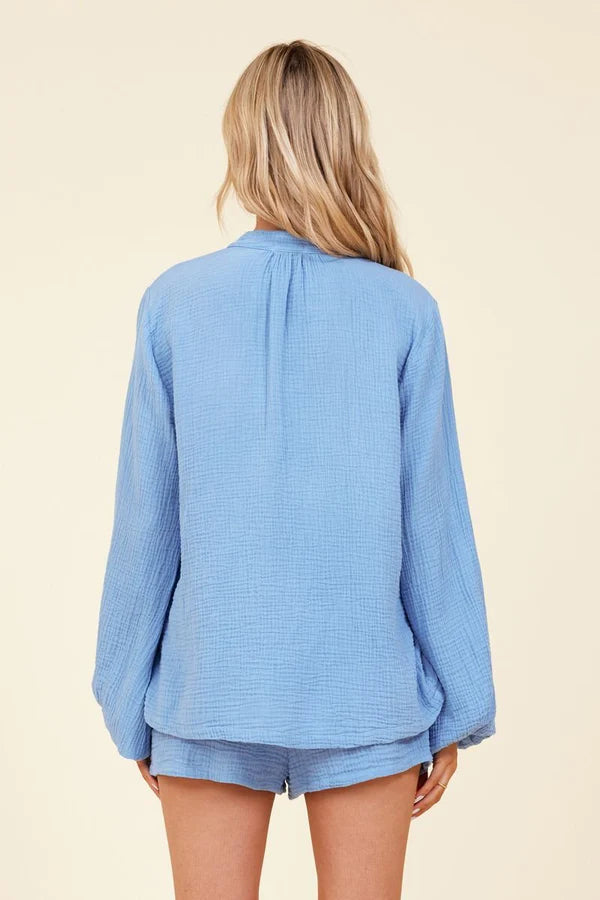 LAmade Sante Fe Long Sleeve Guaze Top