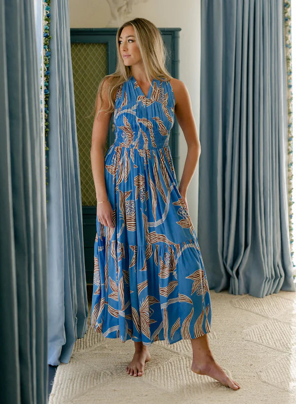 Omika Evelyn Maxi Dress-Lido Lagoon Zest Omika Evelyn Maxi Dress-Lido Lagoon Zest