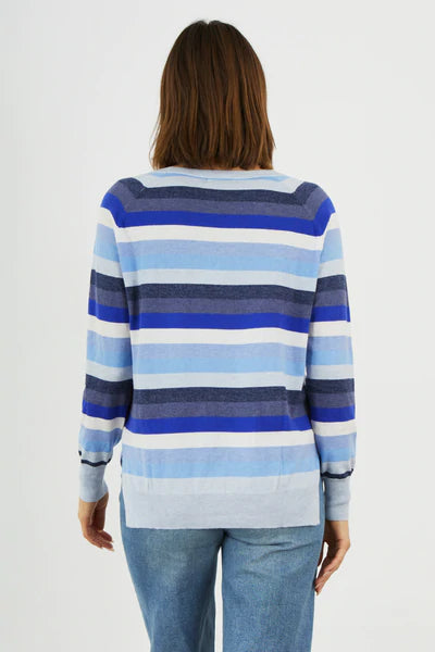 Zaket & Plover Multi Stripe Sweater