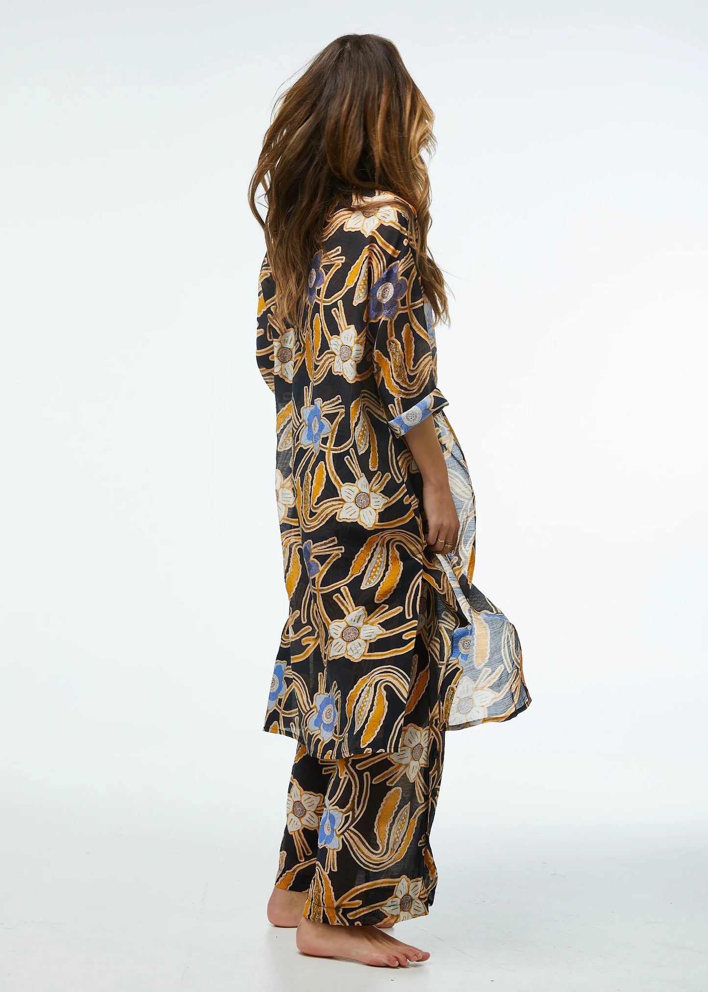 Zaket & Plover Wide Leg Pant-Wild Garden
