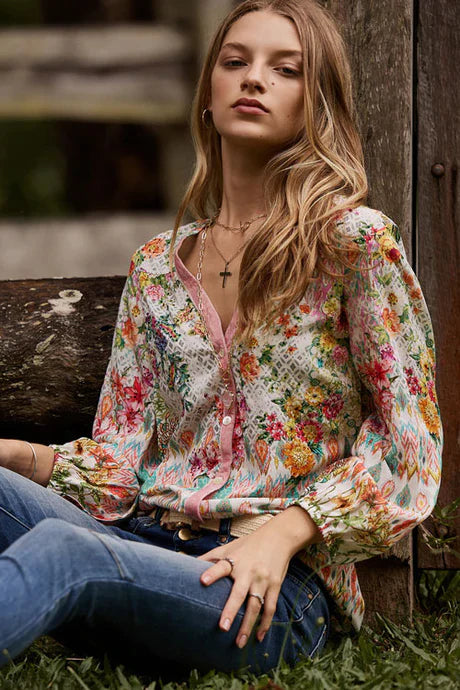 Rubyyaya Begonia Shirt Top