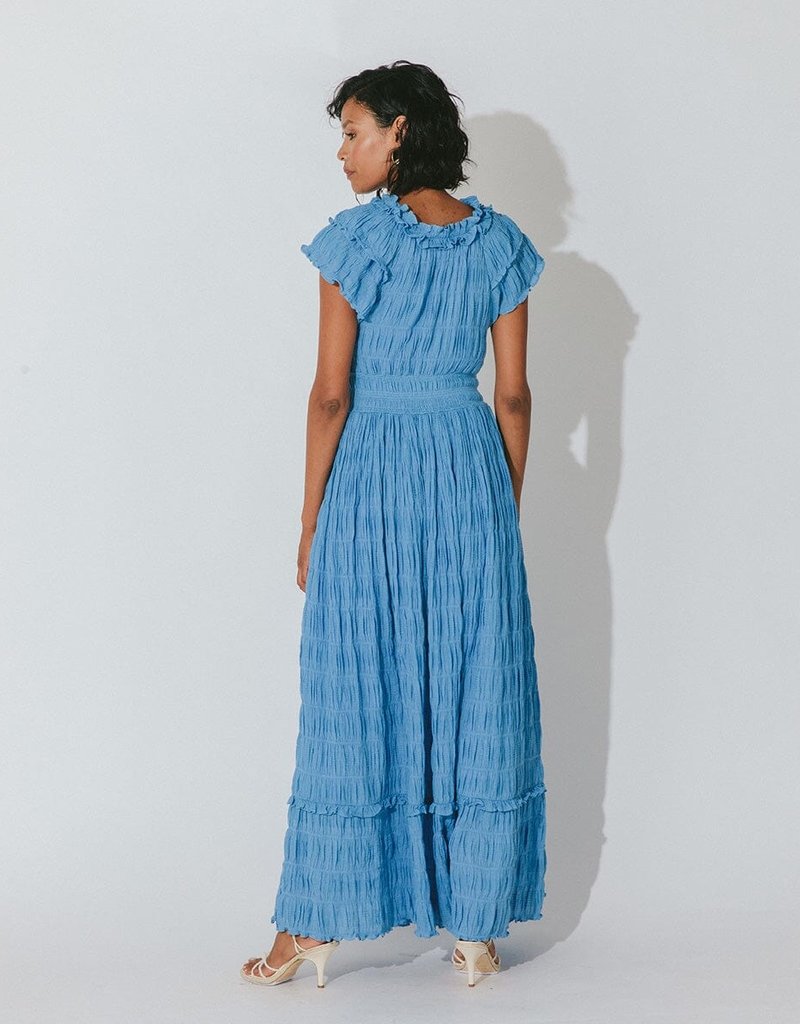 Cleobella Santana Ankle Dress | Sky Blue