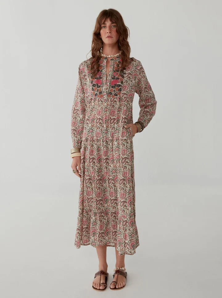 Maison Hotel Didi Dress - Clavel Rose