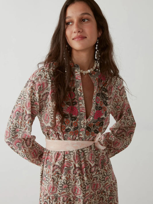 Maison Hotel Didi Dress - Clavel Rose