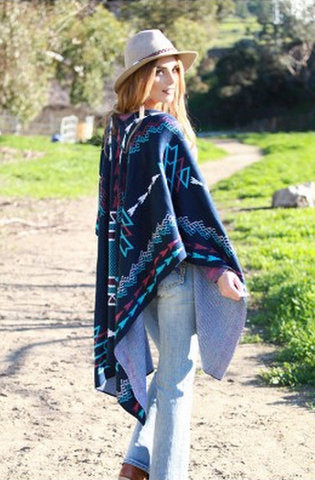 Adiktd Southwest Inspired Open Front Poncho