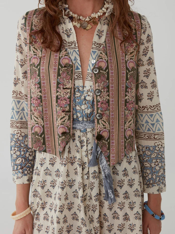 Maison Hotel Justine Dress - Patna Corfu White