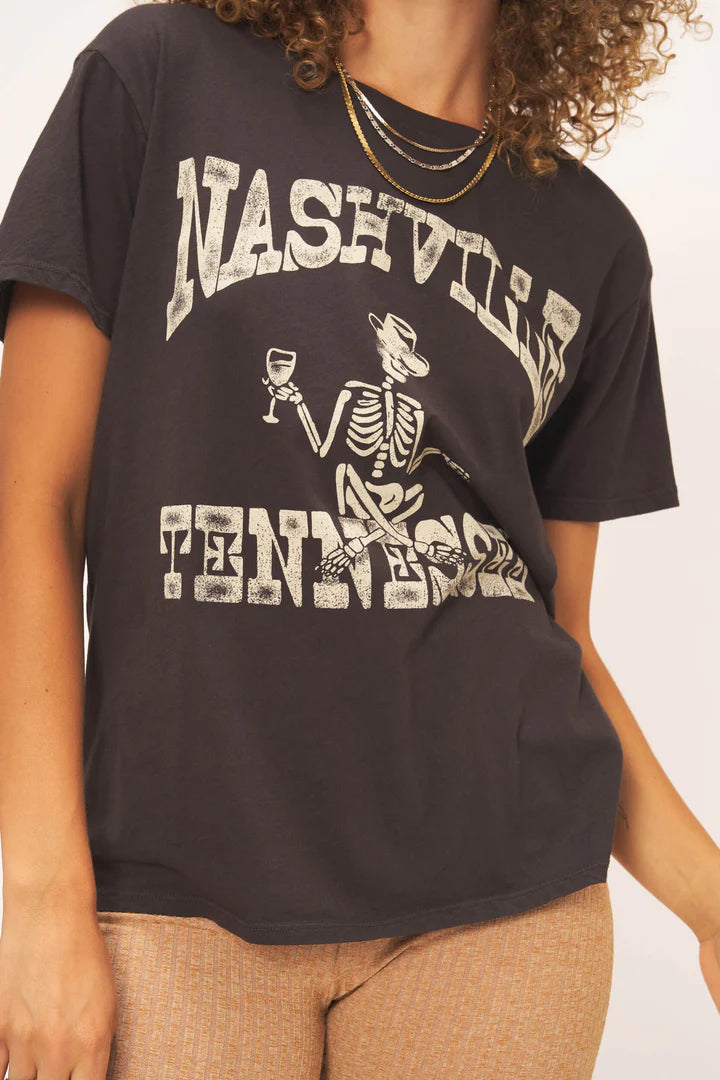 Project Social Nashville Skeleton Tee-Black