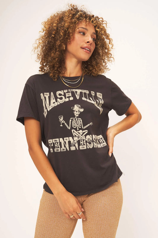 Project Social Nashville Skeleton Tee-Black