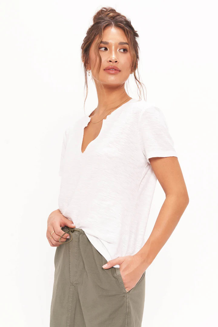 Project Social Plata Notched Tee-White
