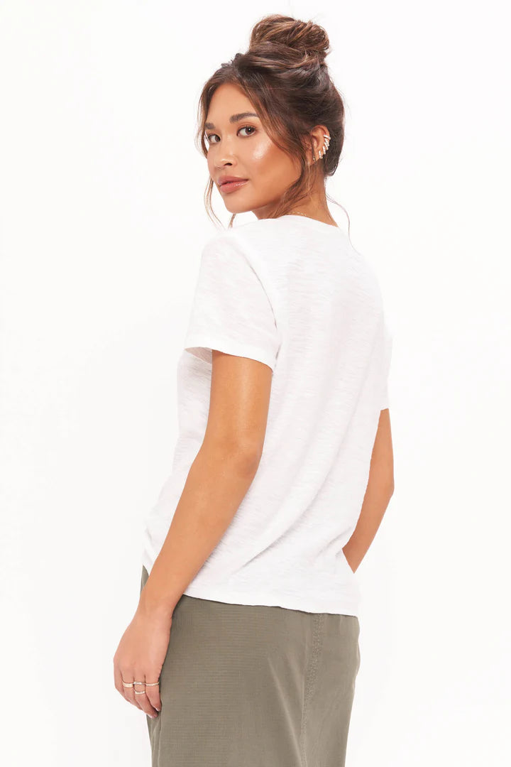 Project Social Plata Notched Tee-White