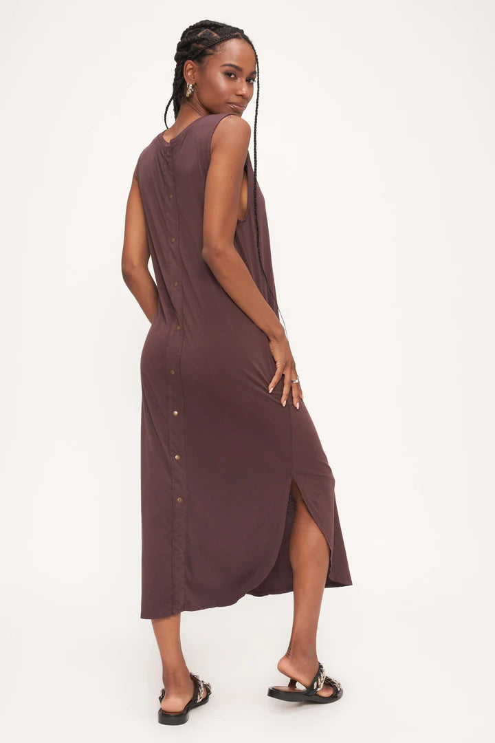 Project Social Snap Out Of It Tank Dress Mocha