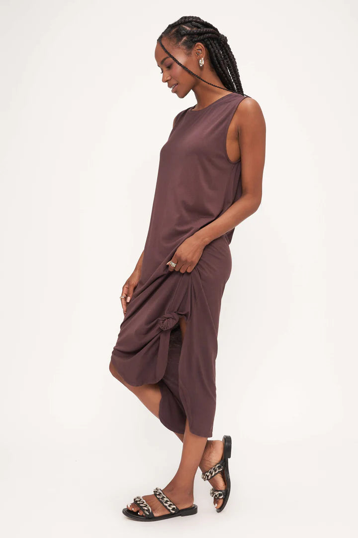 Project Social Snap Out Of It Tank Dress Mocha