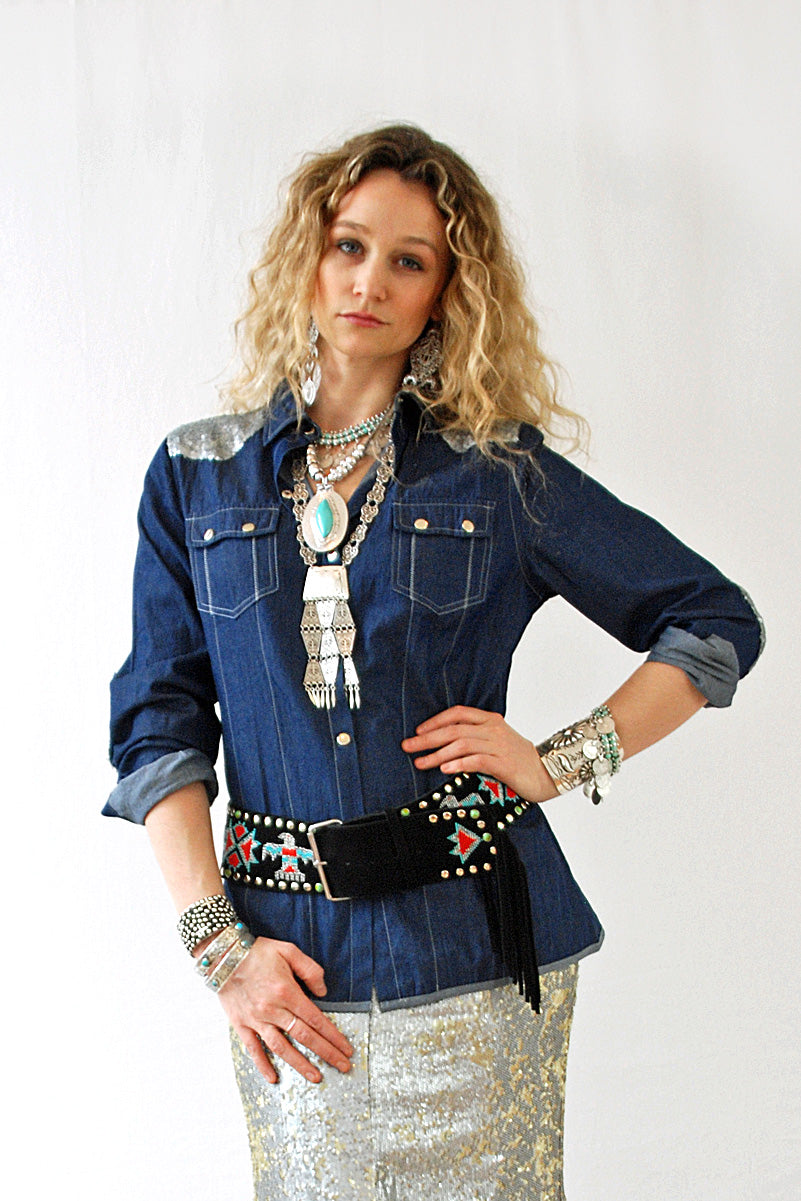 Tasha Polizzi Roxy Denim Shirt