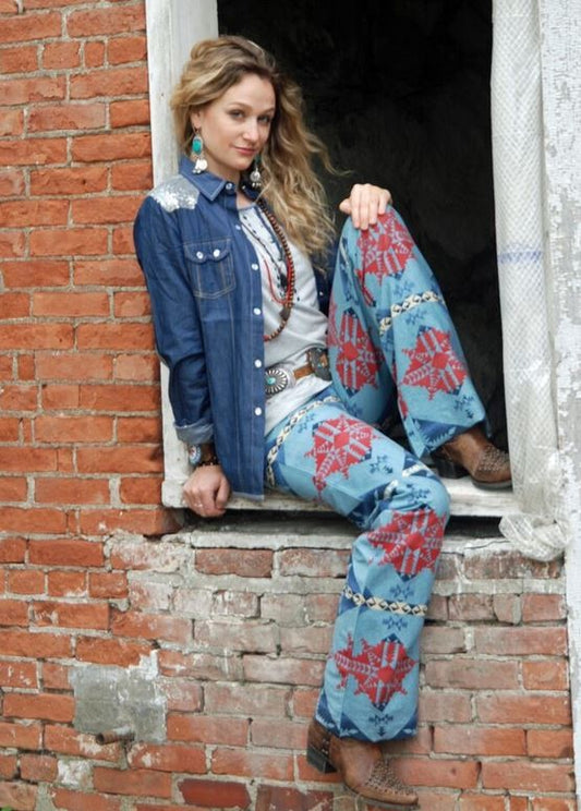 Tasha Polizzi Roxy Denim Shirt