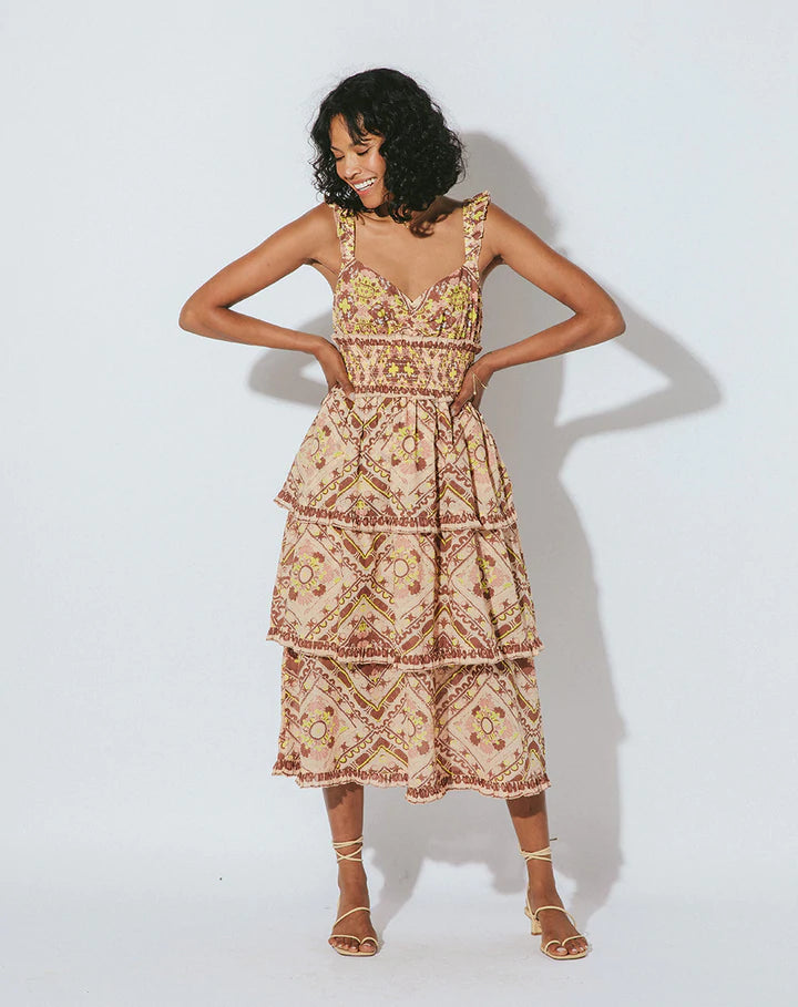 Cleobella Stella Ankle Dress | Geo