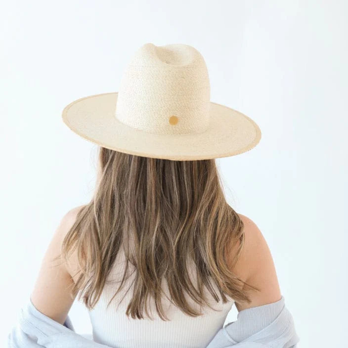 Gigi Pip Cove Palm Straw Hat-Natural