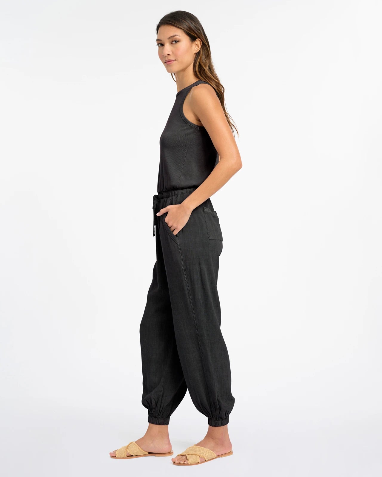 Splendid Zinnia Jumpsuit-Lead