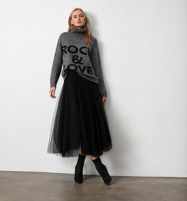 Elan Tiana Tulle Skirt Black