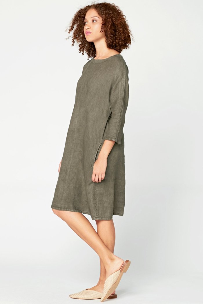 XCVI Long Line Tunic Dress Wren