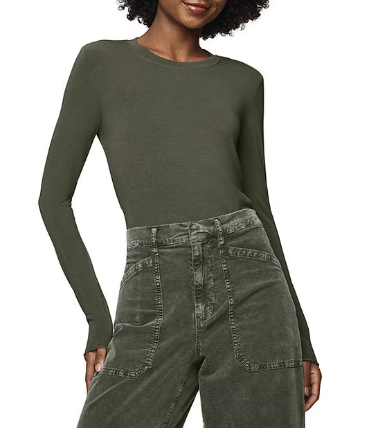 Splendid Bamboo L/S Tee Green Spruce