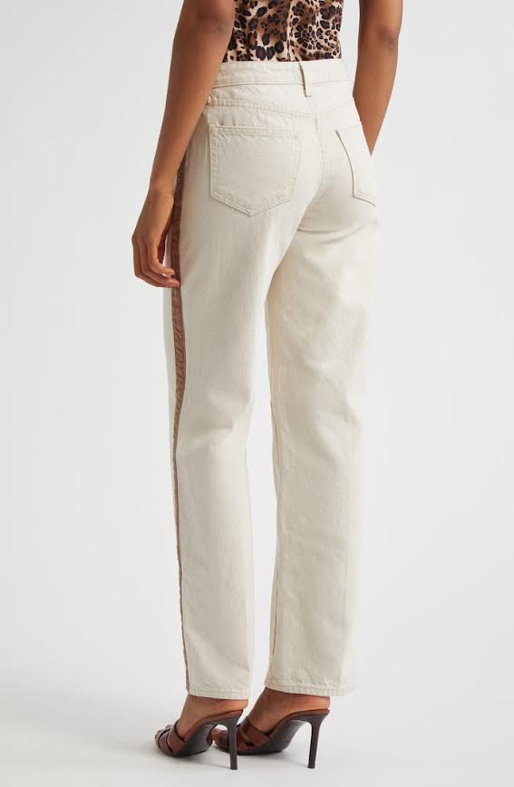 L'agence Jones Ultra High Rise Stovepipe Jeans In Desert Tan/Taupe