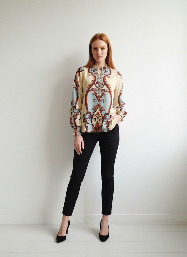 Maude Vivante Ashley Ruffle Top |Arabesque