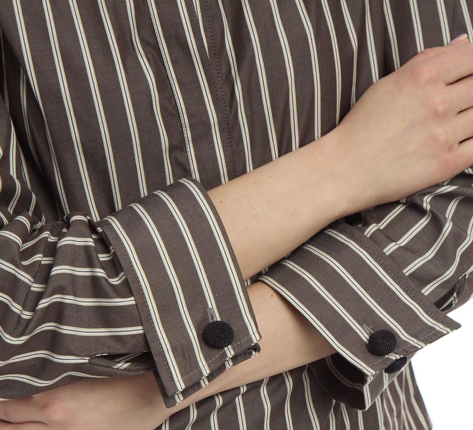 Patty Kim Audrey Stripe Midi Dress