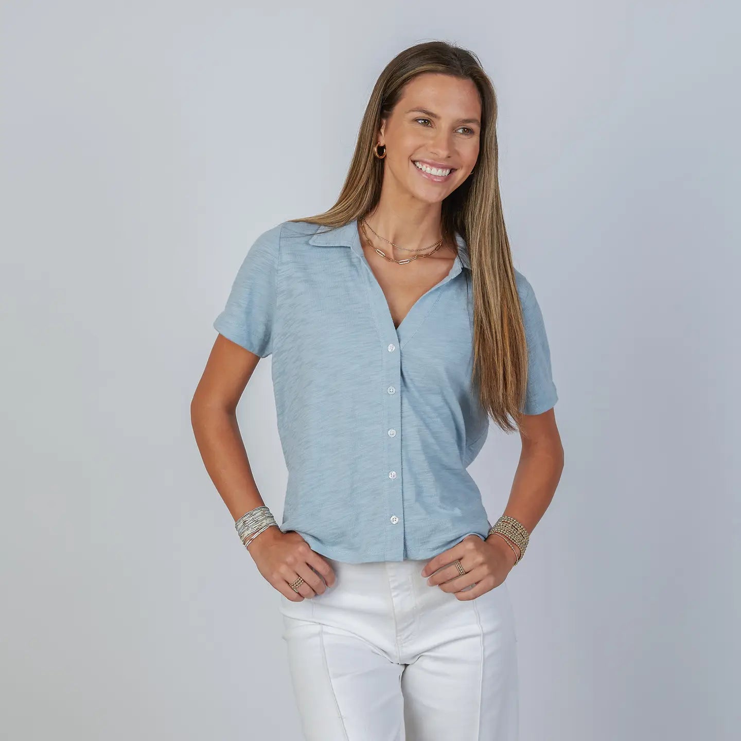 Erin Gray Polo Tee